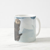 Resting Zee Otter Koffiemok (Voorkant rechts)