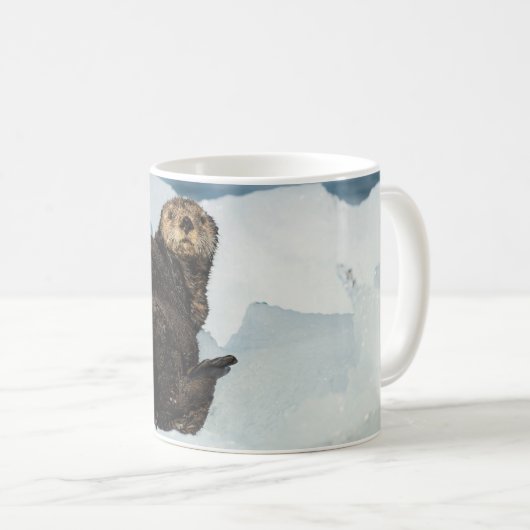 Resting Zee Otter Koffiemok (Voorkant rechts)