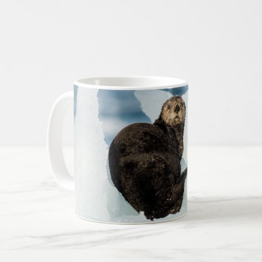 Resting Zee Otter Koffiemok (Voorkant links)