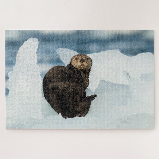 Resting Zee Otter Legpuzzel (Horizontaal)
