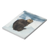 Resting Zee Otter Notitieblok (Linkerzijde)