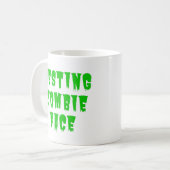 Resting Zombie Face - Funny Halloween 2022 Koffiemok (Voorkant links)