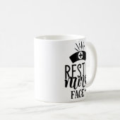 Resting Zurse Face Koffiemok (Voorkant rechts)