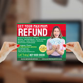 Restitutie belastingvoorbereiding (preparer) flyer