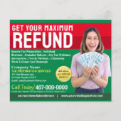 Restitutie belastingvoorbereiding (preparer) flyer (Voorkant)