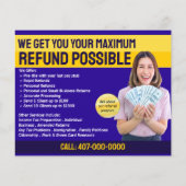 Restitutie belastingvoorbereiding (preparer) flyer (Achterkant)