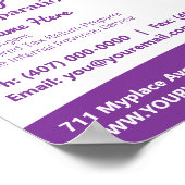 Restitutie belastingvoorbereiding (preparer) poster (Hoek)