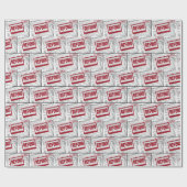 Restitutiestempel op het 1040 IRS-formulier Cadeaupapier (Vlak)