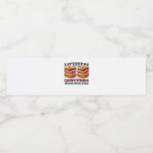 Restjes zijn voor broodjes essentieel waterfles etiket (Enkel label)