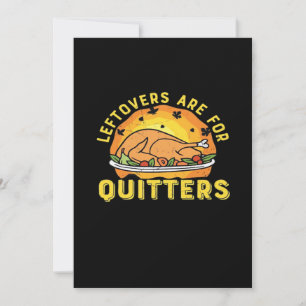 Restjes Zijn Voor Opgave Thanksgiving Day Dinner Feestdagenkaart