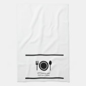 restjes zijn voor Quitters keukenhanddoek (Verticaal)