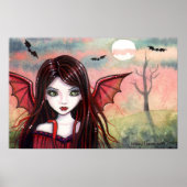 Restless Dusk Vampire Poster van Molly Harrison (Voorkant)