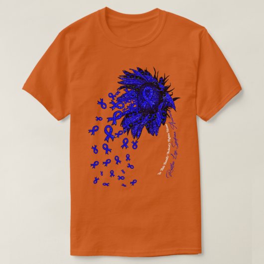Restless Legs Syndrome Bewustzijn zonnebloem Niema T-shirt (Design voorkant)