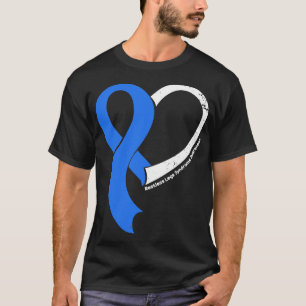 Restless Legs Syndroom Bewustzijn Hoop Liefde Hart T-shirt
