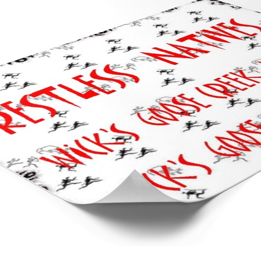 Restless Natives op Wick's Pizza, april 2004 Poster (Hoek)