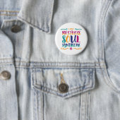 Restless Soul Syndrome Typografie Hippie Ronde Button 5,7 Cm (In situ)