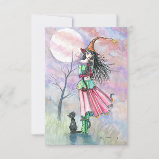 Restless Tonight Halloween Briefkaart (Voorkant)