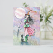 Restless Tonight Halloween Briefkaart (Staand voorkant)