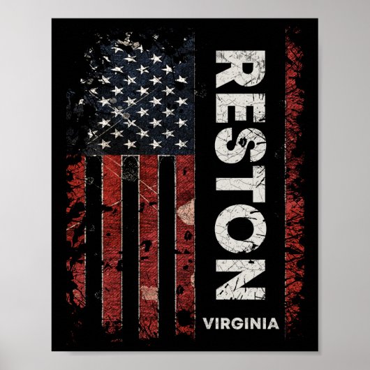 Reston Virginia Poster (Voorkant)