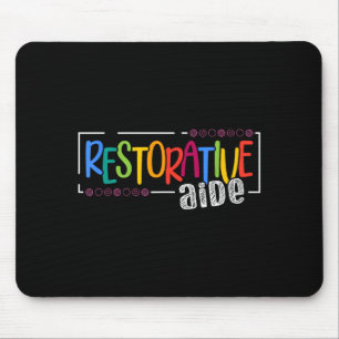 Restorative Aide Designs Unisex-Volwassenen Zwart Muismat