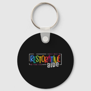 Restorative Aide Designs Unisex-Volwassenen Zwart Sleutelhanger