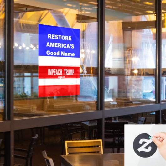 Restore  raamsticker (Restaurant Raam)