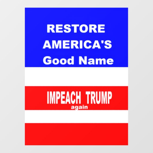 Restore  raamsticker (Vel)