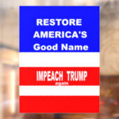 Restore  raamsticker (Vel 2)