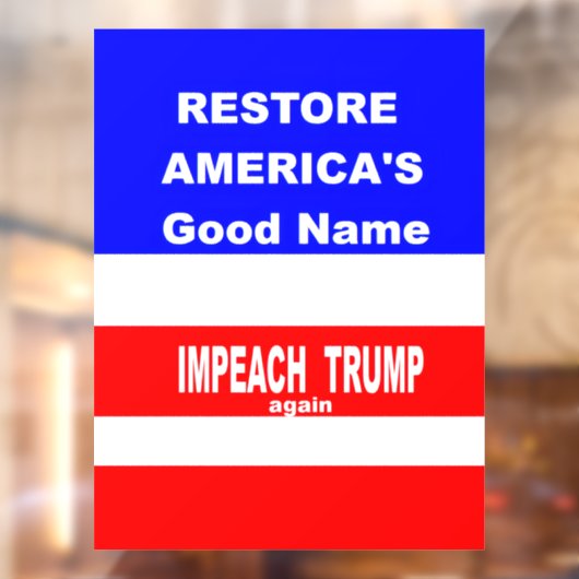 Restore raamsticker (Vel 2)