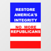 Restore raamsticker (Vel)