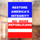 Restore raamsticker (Vel 2)