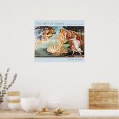 Restored and Recolored Botticelli Birth of Venus Poster (Keuken)