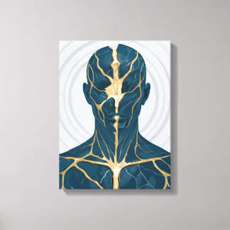 Restored I A – Healing and Balance Art Canvas Afdruk