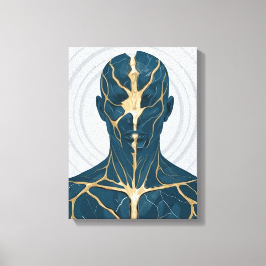 Restored I A – Healing and Balance Art Canvas Afdruk (Voorkant)