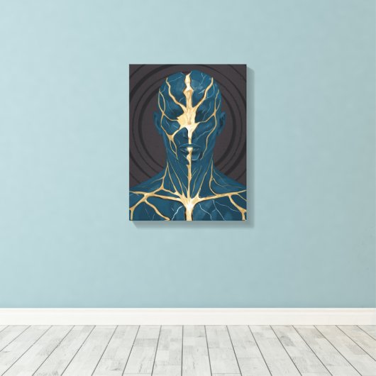 Restored I B – Healing and Balance Art Canvas Afdruk (Insitu (Houten vloer))