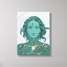 Restored II A – Healing and Balance Art Canvas Afdruk