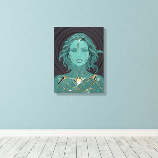 Restored II B – Healing and Balance Art Canvas Afdruk (Insitu (Houten vloer))