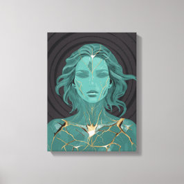 Restored II B – Healing and Balance Art Canvas Afdruk