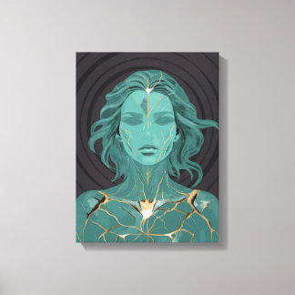 Restored II B – Healing and Balance Art Canvas Afdruk