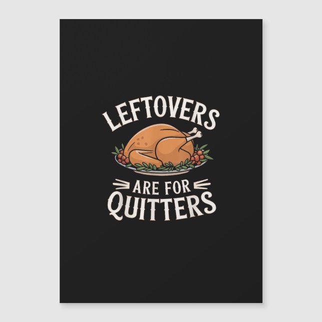 Resto's Zijn Voor Opgave Funny Thanksgiving Eten (Voorkant)