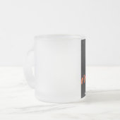 Restricted Republic Frosted Glass Coffee Mug Matglas Koffiemok (Voorkant links)