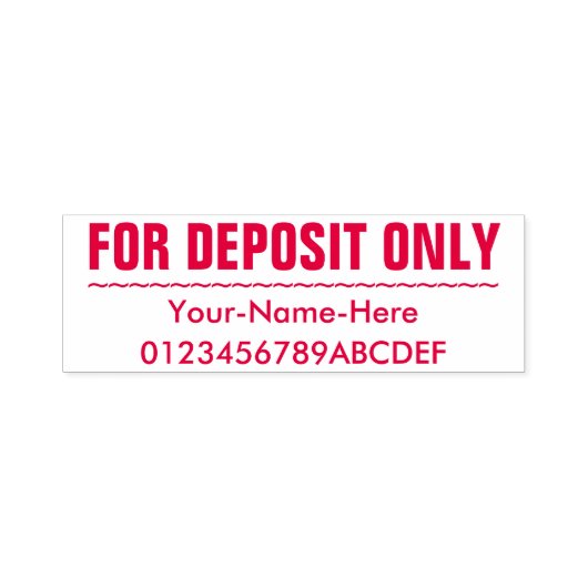 Restrictieve aantekening w/ aangepaste naam  zelfinktende stempel (Design)