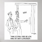 Restroom Cartoon 1306 Poster (Voorkant)
