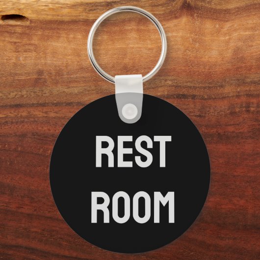 Restroom Keys geustshuis of zakelijke Sleutelhange Sleutelhanger (Voorkant)