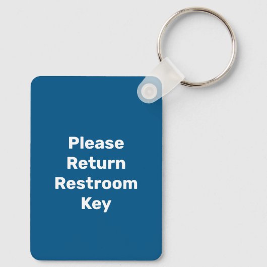 Restroom Sleutelhanger (Achterkant)