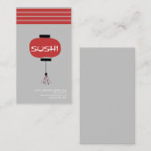 Resturant Japan Asian Sushi Logo Visitekaartje (Voorkant / Achterkant)