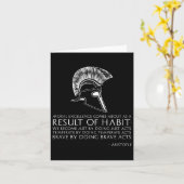 Resultaat van gewoonte - Oudgriekse filosofie - ku Kaart (Gele Bloem)