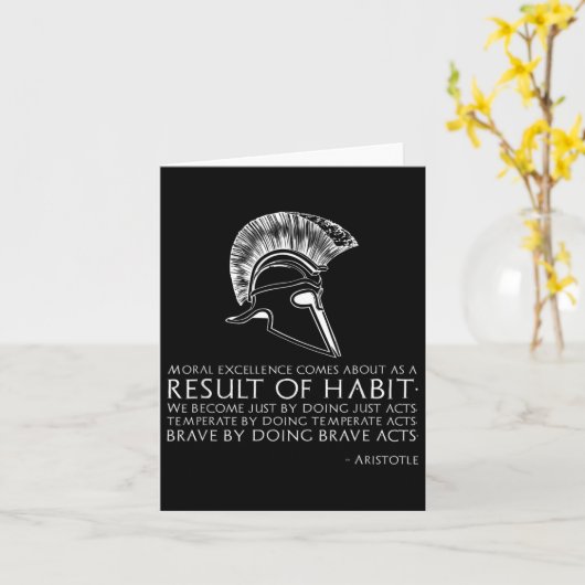 Resultaat van gewoonte - Oudgriekse filosofie - ku Kaart (Gele Bloem)