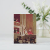 Resultaten in het theater des Varietes, c.1885 Briefkaart (Staand voorkant)