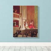 Resultaten in het theater des Varietes, c.1885 Canvas Afdruk (Insitu (Houten vloer))